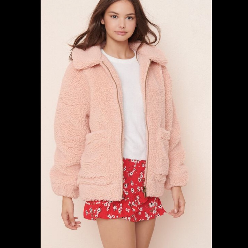 Garage Pixie Sherpa jacket women’s size TP/P/XS/S